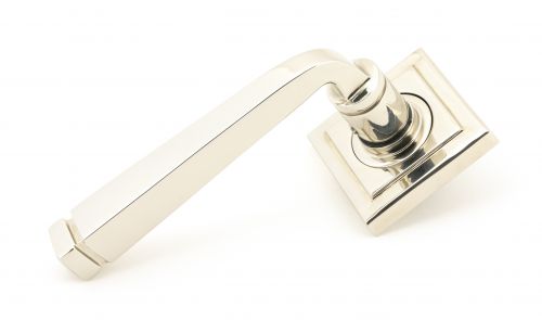 Click Here To Enlarge This Photo Of 45622 From The Anvil Polished Nickel Avon Round Lever on Rose Set &lpar;Square&rpar;