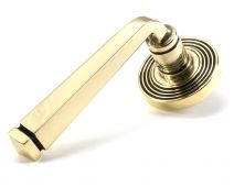 49947 From The Anvil Aged Brass Avon Round Lever on Rose Set &lpar;Beehive&rpar; - Unsprung