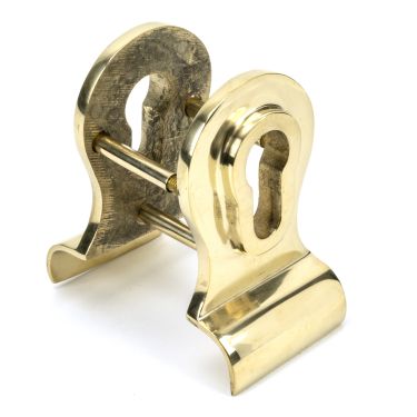 Click Here To Enlarge This Photo Of 46550 From The Anvil Polished Brass 50mm Euro Door Pull &lpar;Back to Back fixings&rpar;