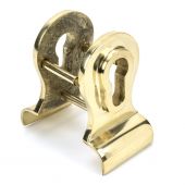 46550 From The Anvil Polished Brass 50mm Euro Door Pull &lpar;Back to Back fixings&rpar;
