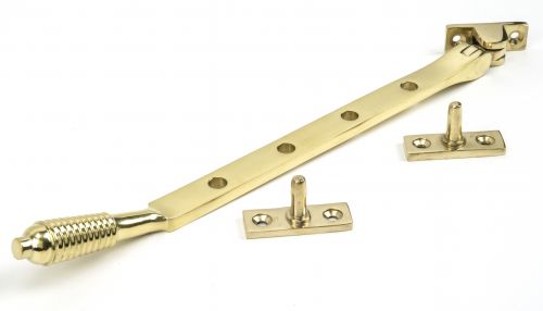 Click Here To Enlarge This Photo Of 46707 From The Anvil Polished Brass Brass 10" Reeded Stay