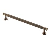 FTD710EAB - Carlisle Brass Fingertip Design 'Lines' Pull Handle 274mm &lpar;224mm c&sol;c&rpar; Antique Brass
