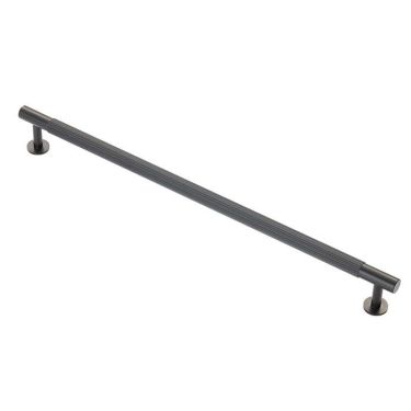 Click Here To Enlarge This Photo Of FTD710HMB - Carlisle Brass Fingertip Design 'Lines' Pull Handle 370mm &lpar;320mm c&sol;c&rpar; Matt Black