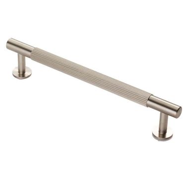 Click Here To Enlarge This Photo Of FTD710CSN - Carlisle Brass Fingertip Design 'Lines' Pull Handle 190mm &lpar;160mm c&sol;c&rpar; Satin Nickel