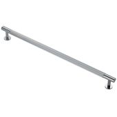 FTD710HCP - Carlisle Brass Fingertip Design 'Lines' Pull Handle 370mm &lpar;320mm c&sol;c&rpar; Polished Chrome
