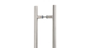 50238 From The Anvil Satin SS &lpar;316&rpar; 1800mm T Bar Handle B2B Fix 32mm dia&period;