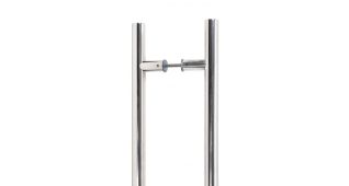 50247 From The Anvil Polished SS &lpar;316&rpar; 1200mm T Bar Handle B2B Fix 32mm dia&period;