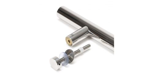 Click Here To Enlarge This Photo Of 50252 From The Anvil Polished SS &lpar;316&rpar; 1800mm T Bar Handle Bolt Fix 32mm dia&period;