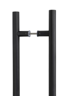 Click Here To Enlarge This Photo Of 50256 From The Anvil Matt Black SS &lpar;316&rpar; 600mm T Bar Handle B2B Fix 32mm dia&period;
