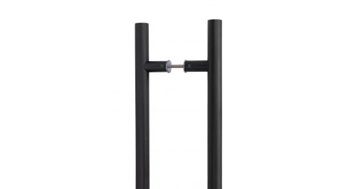 Click Here To Enlarge This Photo Of 50268 From The Anvil Matt Black SS &lpar;316&rpar; 1800mm T Bar Handle B2B Fix 32mm dia&period;