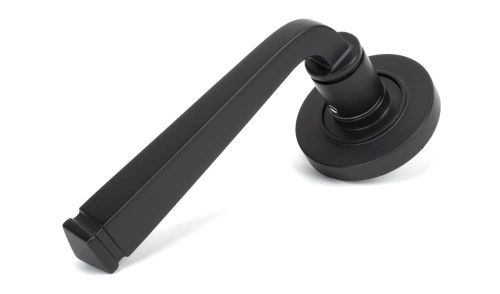 Click Here To Enlarge This Photo Of 46089 From The Anvil Aged Bronze Avon Round Lever on Rose Set &lpar;Plain&rpar;