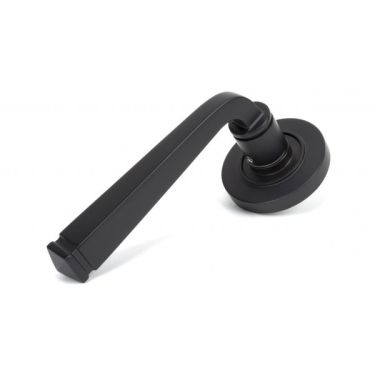 Click Here To Enlarge This Photo Of 46089 From The Anvil Aged Bronze Avon Round Lever on Rose Set &lpar;Plain&rpar;