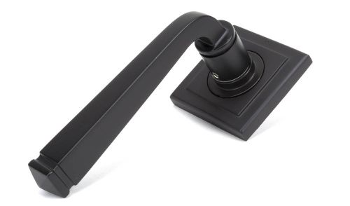 Click Here To Enlarge This Photo Of 46092 From The Anvil Aged Bronze Avon Round Lever on Rose Set &lpar;Square&rpar;
