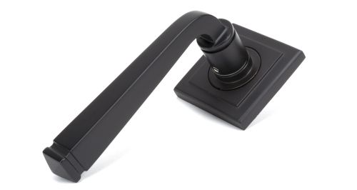 Click Here To Enlarge This Photo Of 46092 From The Anvil Aged Bronze Avon Round Lever on Rose Set &lpar;Square&rpar;