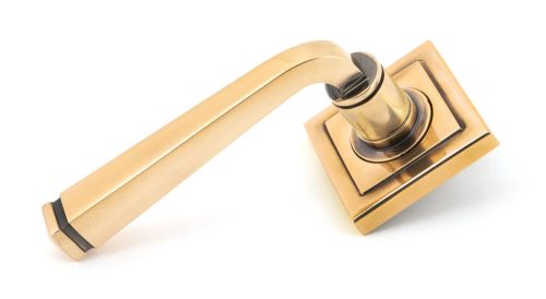 Click Here To Enlarge This Photo Of 46096 From The Anvil Polished Bronze Avon Round Lever on Rose Set &lpar;Square&rpar;