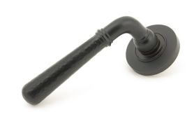 46081 From The Anvil Aged Bronze Hammered Newbury Lever on Rose Set &lpar;Plain&rpar;