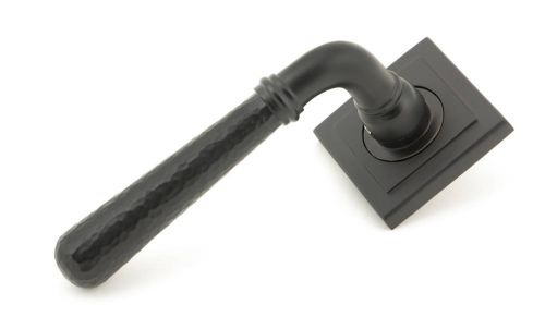 Click Here To Enlarge This Photo Of 46084 From The Anvil Aged Bronze Hammered Newbury Lever on Rose Set &lpar;Square&rpar;