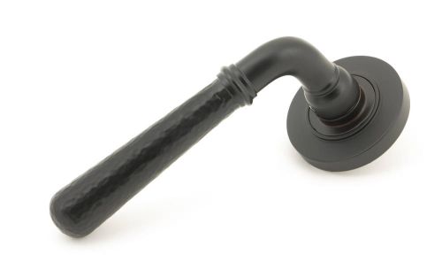 Click Here To Enlarge This Photo Of 50049 From The Anvil Aged Bronze Hammered Newbury Lever on Rose Set &lpar;Plain&rpar; - Unsprung