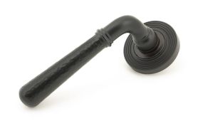 50051 From The Anvil Aged Bronze Hammered Newbury Lever on Rose Set &lpar;Beehive&rpar; - Unsprung