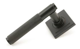 46100 From The Anvil Aged Bronze Brompton Lever on Rose Set &lpar;Square&rpar;