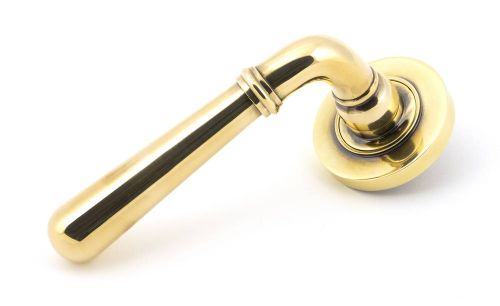 Click Here To Enlarge This Photo Of 50017 From The Anvil Aged Brass Newbury Lever on Rose Set &lpar;Plain&rpar; - Unsprung