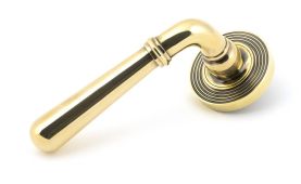 50019 From The Anvil Aged Brass Newbury Lever on Rose Set &lpar;Beehive&rpar; - Unsprung
