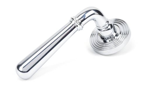 Click Here To Enlarge This Photo Of 50023 From The Anvil Polished Chrome Newbury Lever on Rose Set &lpar;Beehive&rpar; - Unsprung