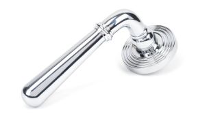 50023 From The Anvil Polished Chrome Newbury Lever on Rose Set &lpar;Beehive&rpar; - Unsprung