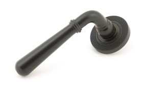 46063 From The Anvil Aged Bronze Newbury Lever on Rose Set &lpar;Beehive&rpar;
