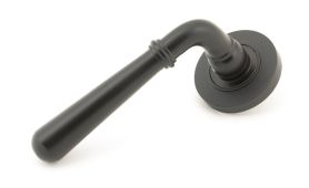 50029 From The Anvil Aged Bronze Newbury Lever on Rose Set &lpar;Plain&rpar; - Unsprung