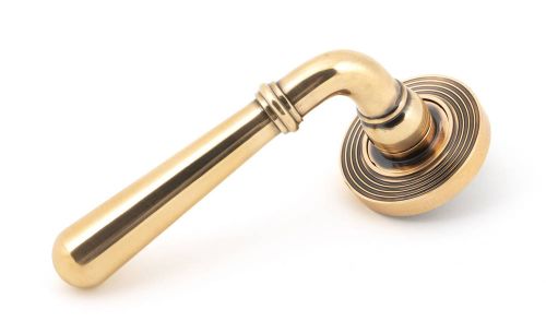 Click Here To Enlarge This Photo Of 46067 From The Anvil Polished Bronze Newbury Lever on Rose Set &lpar;Beehive&rpar;