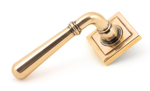 Click Here To Enlarge This Photo Of 46068 From The Anvil Polished Bronze Newbury Lever on Rose Set &lpar;Square&rpar;