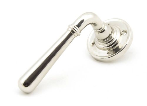 Click Here To Enlarge This Photo Of 50092 From The Anvil Polished Nickel Newbury Lever on Rose Set - Unsprung