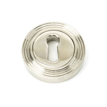 Click Here To Enlarge This Photo Of 45693 From The Anvil Polished Nickel Round Escutcheon &lpar;Beehive&rpar;