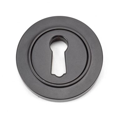 Click Here To Enlarge This Photo Of 46113 From The Anvil Aged Bronze Round Escutcheon &lpar;Plain&rpar;