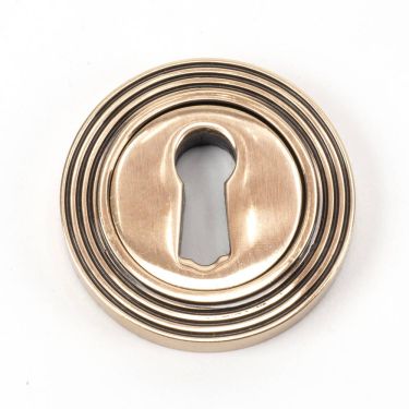 Click Here To Enlarge This Photo Of 46119 From The Anvil Polished Bronze Round Escutcheon &lpar;Beehive&rpar;