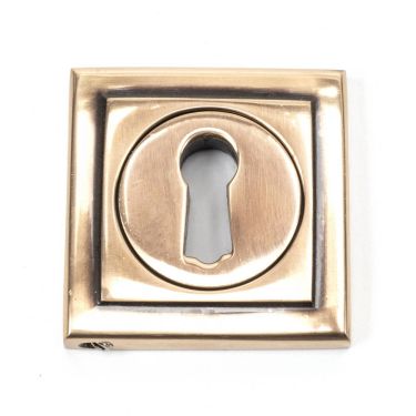 Click Here To Enlarge This Photo Of 46120 From The Anvil Polished Bronze Round Escutcheon &lpar;Square&rpar;