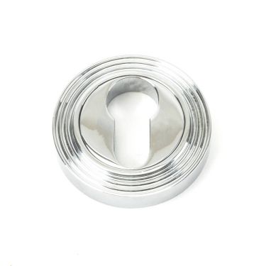 Click Here To Enlarge This Photo Of 45713 From The Anvil Polished Chrome Round Euro Escutcheon &lpar;Beehive&rpar;