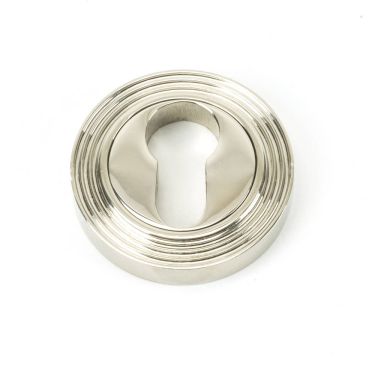 Click Here To Enlarge This Photo Of 45717 From The Anvil Polished Nickel Round Euro Escutcheon &lpar;Beehive&rpar;