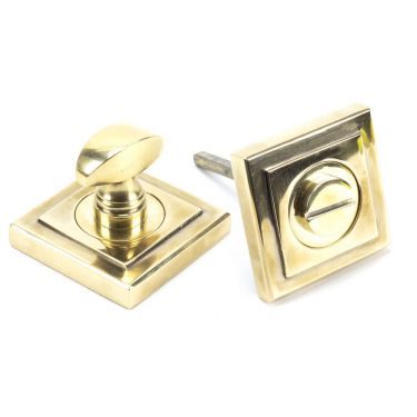 Click Here To Enlarge This Photo Of 45734 From The Anvil Aged Brass Round Thumbturn Set &lpar;Square&rpar;