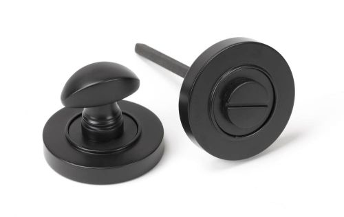 Click Here To Enlarge This Photo Of 46105 From The Anvil Aged Bronze Round Thumbturn Set &lpar;Plain&rpar;