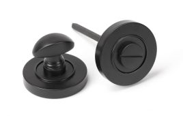 46105 From The Anvil Aged Bronze Round Thumbturn Set &lpar;Plain&rpar;