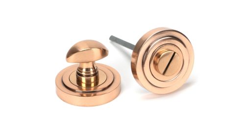 Click Here To Enlarge This Photo Of 46110 From The Anvil Polished Bronze Round Thumbturn Set &lpar;Art Deco&rpar;