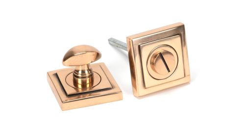 Click Here To Enlarge This Photo Of 46112 From The Anvil Polished Bronze Round Thumbturn Set &lpar;Square&rpar;