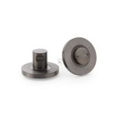 AW791DBZPVD - Alexander & Wilks Thumbturn & Release Plain on 50x6mm Rose - Dark Bronze PVD