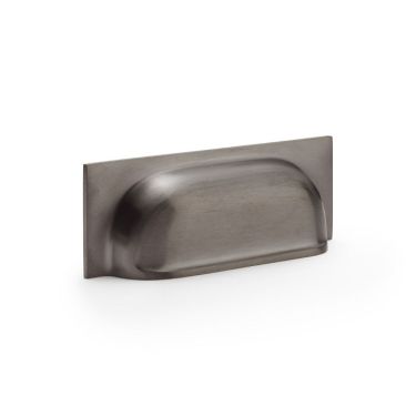 Click Here To Enlarge This Photo Of AW905DBZPVD - Alexander & Wilks Quantock Cup Pull Handle - Dark Bronze PVD - 96mm c&sol;c