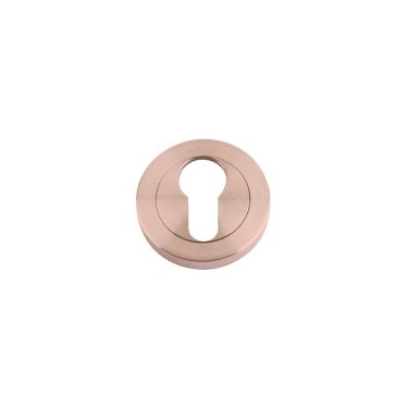 Click Here To Enlarge This Photo Of ZPZ001-TRG - Zoo Hardware Stanza Euro Profile Escutcheon &lpar;50mm dia&rpar; Tuscan Rose Gold &lpar;Designer Range&rpar;