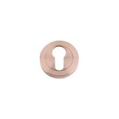 ZPZ001-TRG - Zoo Hardware Stanza Euro Profile Escutcheon &lpar;50mm dia&rpar; Tuscan Rose Gold &lpar;Designer Range&rpar;