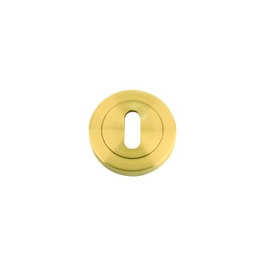 Click Here To Enlarge This Photo Of ZPZ002-FSB - Zoo Hardware Stanza Standard Profile Escutcheon &lpar;50mm dia&rpar; Favo Satin Brass &lpar;Designer Range&rpar;