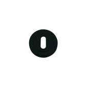 ZPZ002-OMB - Zoo Hardware Stanza Standard Profile Escutcheon &lpar;50mm dia&rpar; Oscuro Matt Black &lpar;Designer Range&rpar;